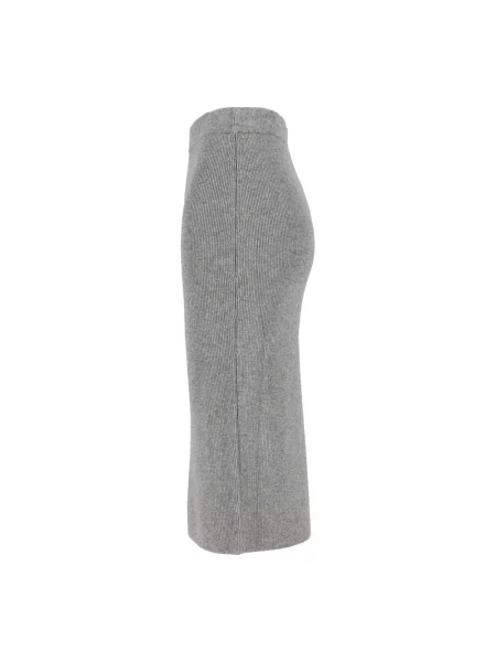 Spódnica Max Mara Studio wełniana szara