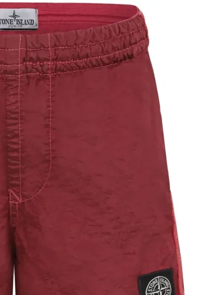 Dětské spodní díl plavek Stone Island červený