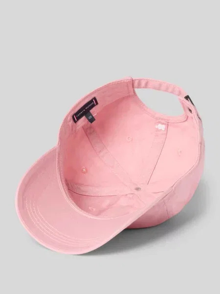 Tommy Hilfiger czapka z daszkiem różowa