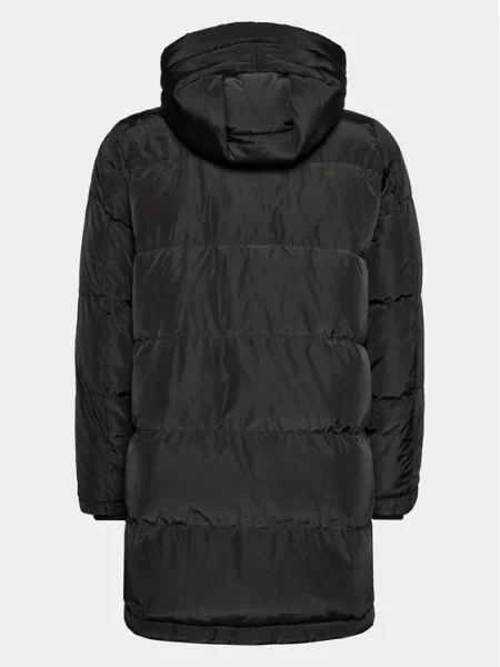 Vero Moda Curve Pūkinė striukė juoda