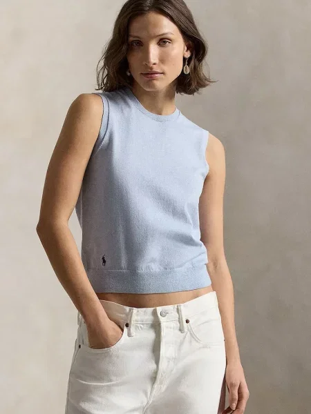 Polo Ralph Lauren kamizelka niebieska