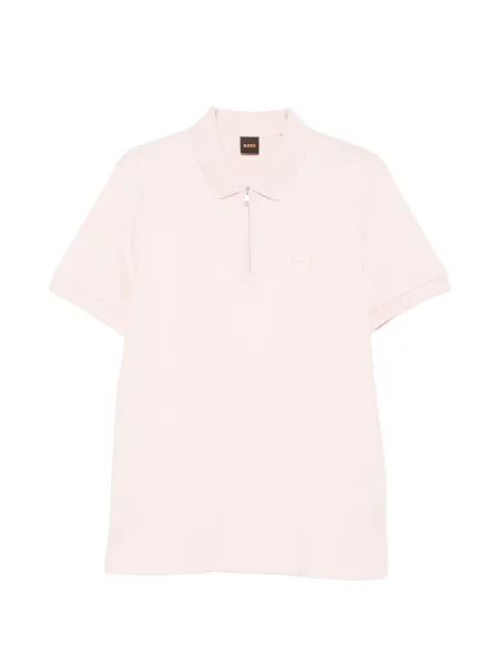 Polo marškinėliai Boss rožinė