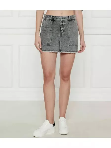 Michael Kors De blugi fustă FRAYD gri