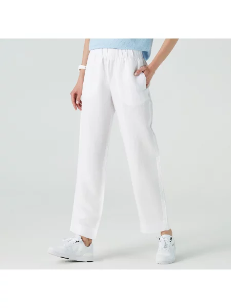 Lacoste Spodnie Lacoste białe