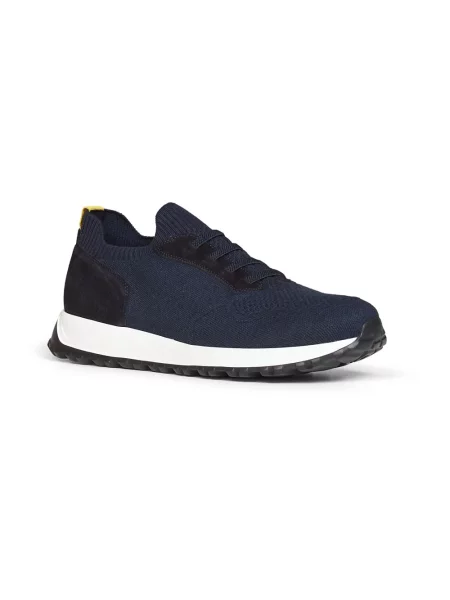 Sneakersy Doucal's zamszowe niebieskie