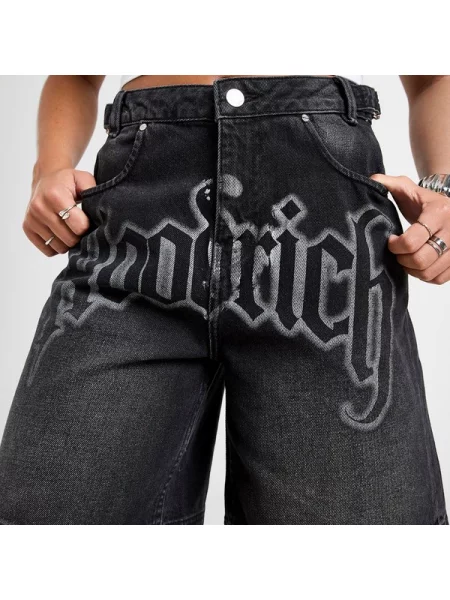 Hoodrich Szorty Denim Short Black czarne