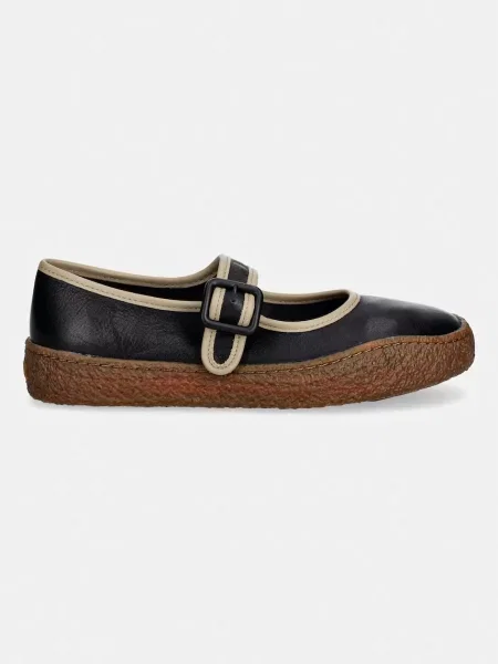 Camper balerini din piele Peu Tereno negru