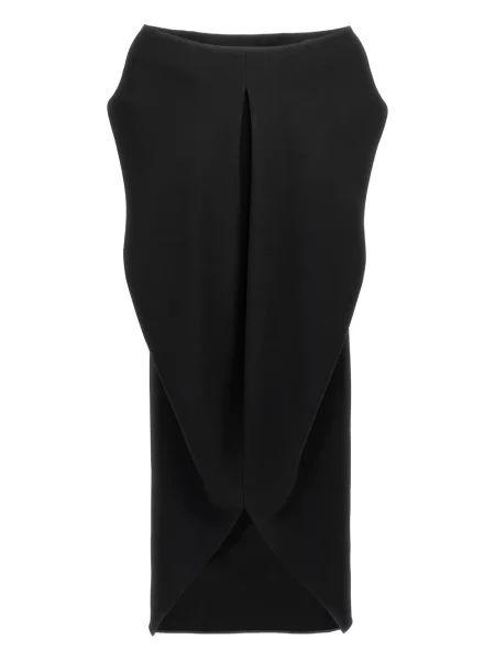 Rochie The Row cu umerii deschiși de costum negru