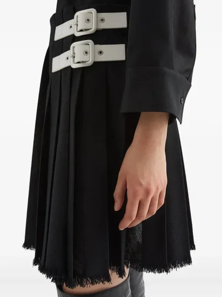 Fusta mini Jil Sander de lână negru