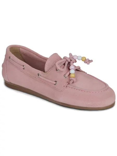 Mokasíny Pavement s perlami růžové