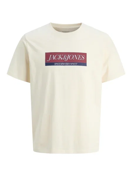 Jack & Jones Tricou Rinwood Écru alb