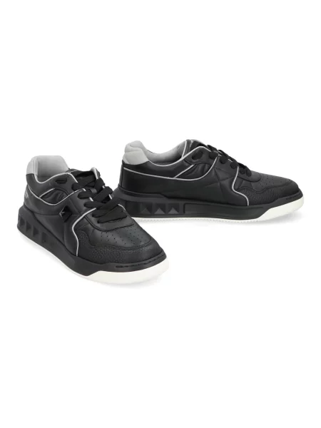 Sneakersy Valentino Garavani skórzane czarne