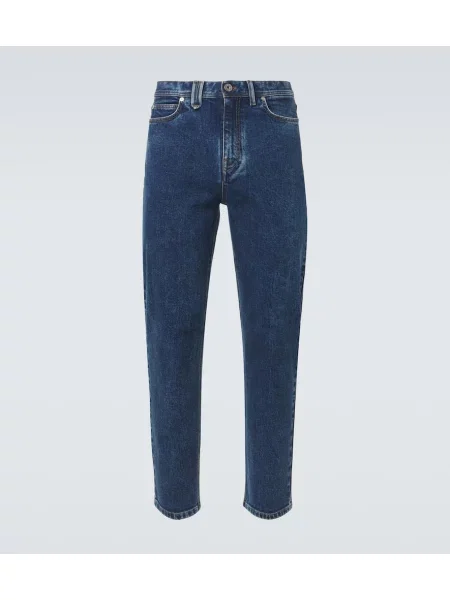 Blugi drepți Brioni albastru