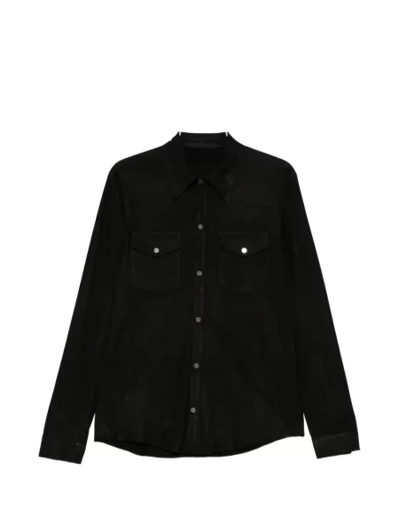 Велурена риза Salvatore Santoro черно