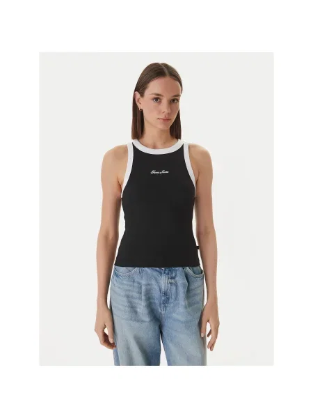 Guess Jeans Felső Slim Fit fekete
