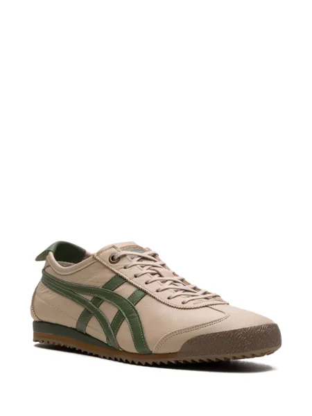 Маратонки Onitsuka Tiger с тигров принт бежово