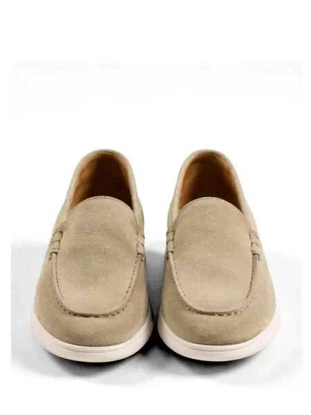 Loafers Poche Paris σουέντ γκρι