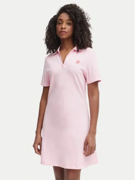 Tommy Hilfiger Rochie de zi deschis roz