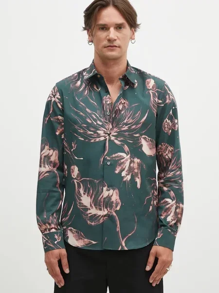 Paul Smith camasa barbati cu guler clasic slim gri