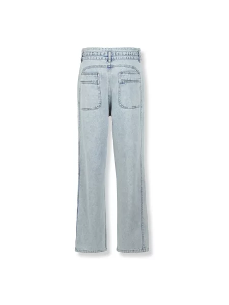 Szerokie jeansy Marant Etoile niebieskie