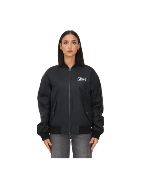 Kurtka bomber Vans czarny