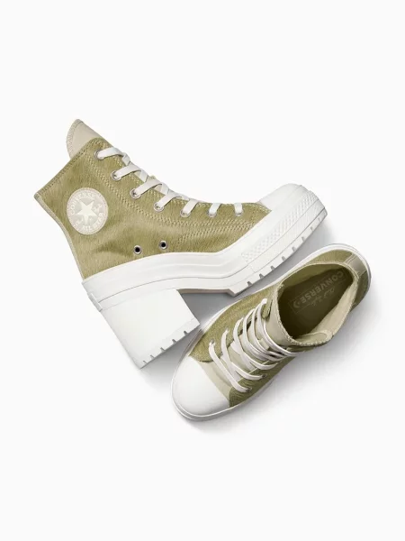 Converse sportcipő Chuck 70 De Luxe Heel zöld