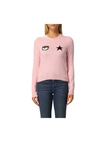 Sweter Chiara Ferragni Collection różowy