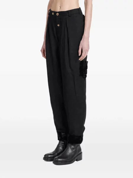 Pantaloni Aleksandr Manamïs conici negru