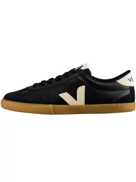 VEJA De piele sneakers Volley alb