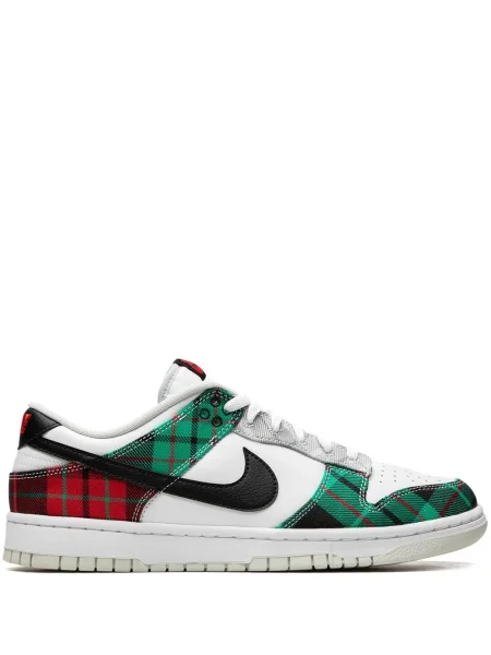 Sneakerși Nike Dunk în carouri alb