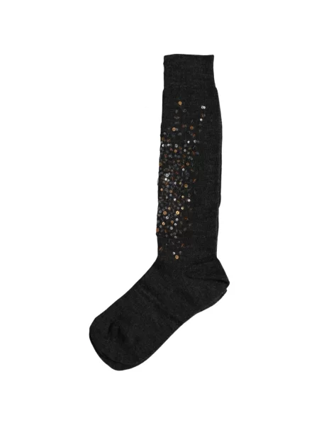 Ponožky Dolce & Gabbana sivá