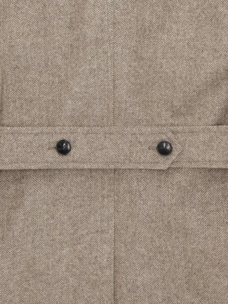 Palton Fortela cu model herringbone