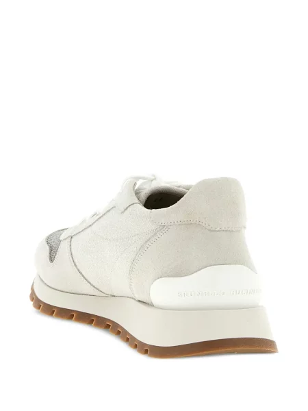 Sneakerși Brunello Cucinelli din piele de căprioară