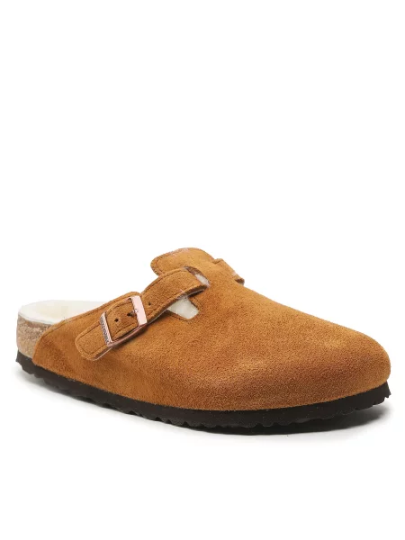 Naminės šlepetės Birkenstock Boston Mink