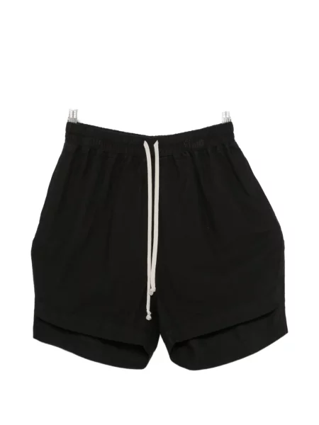 Pantaloni scurți Rick Owens Drkshdw cu cordon negru