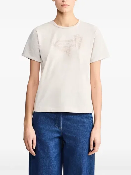 Tričko Giorgio Armani sivá