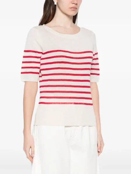 Tricou Majestic Filatures cu dungi