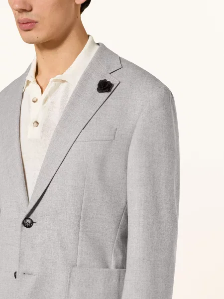 Joop! Oblekové Sako Hoverest Slim Fit open grey šedé