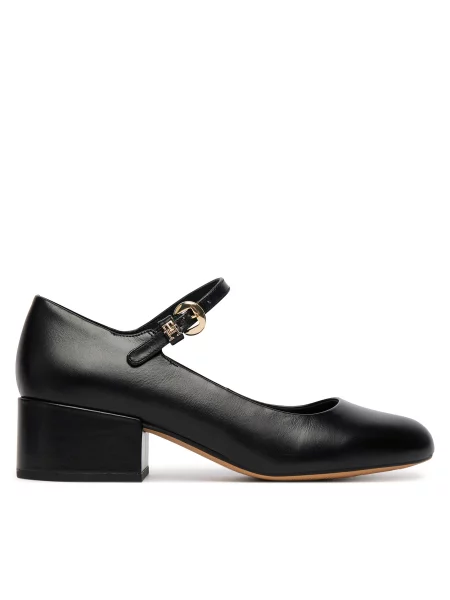 Körömcipők Tommy Hilfiger Heeled Maryjane Buckle fekete