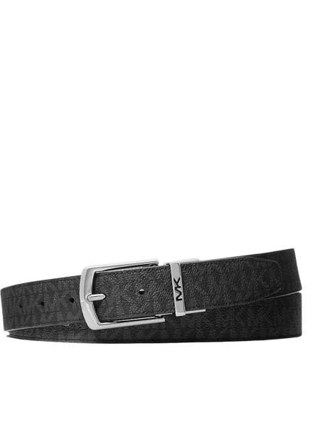 Pasek Michael Kors skórzany czarny