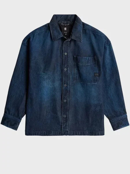 Рубашка G-star Raw синяя