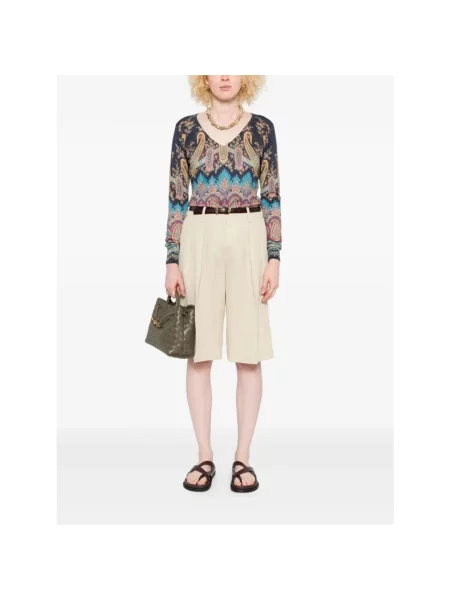 Sweter Etro z dekoltem w serek
