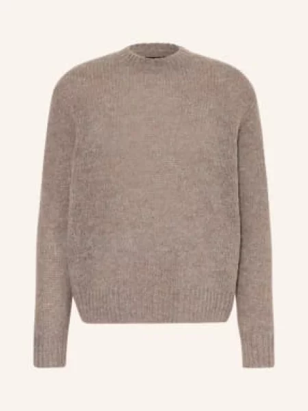 Allsaints Sweter Saku Z Alpaki grau