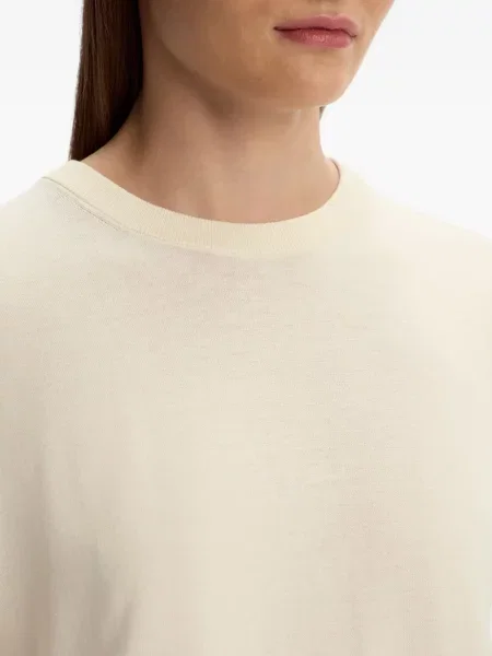Tricou 12 Storeez de mătase alb