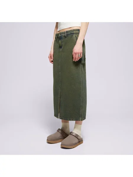 Dickies Spódniczka Long Denim Carpenter Skirt W zielona