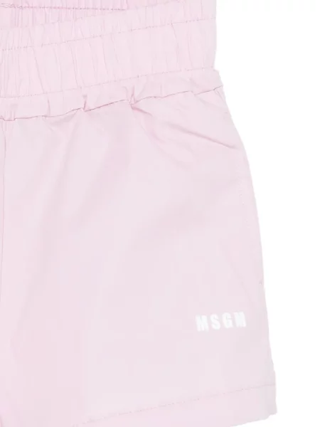 Szorty dziecięce Msgm różowe
