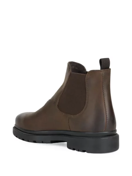 Botine chelsea Geox din piele maro