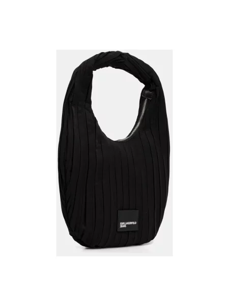 Torebka hobo Karl Lagerfeld czarna