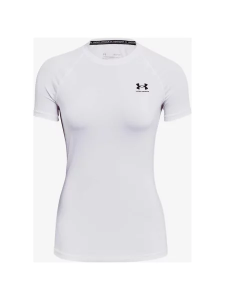 Koszulka Under Armour HeatGear Compression krótki rękaw L biała
