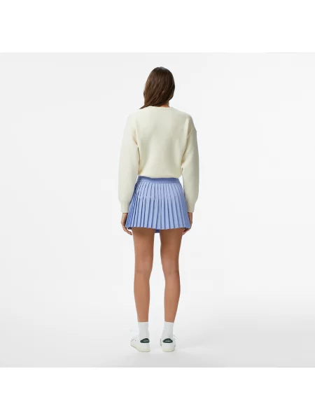 Lacoste Spódniczka Tenisowa Ultra Dry Z Szortami niebieska